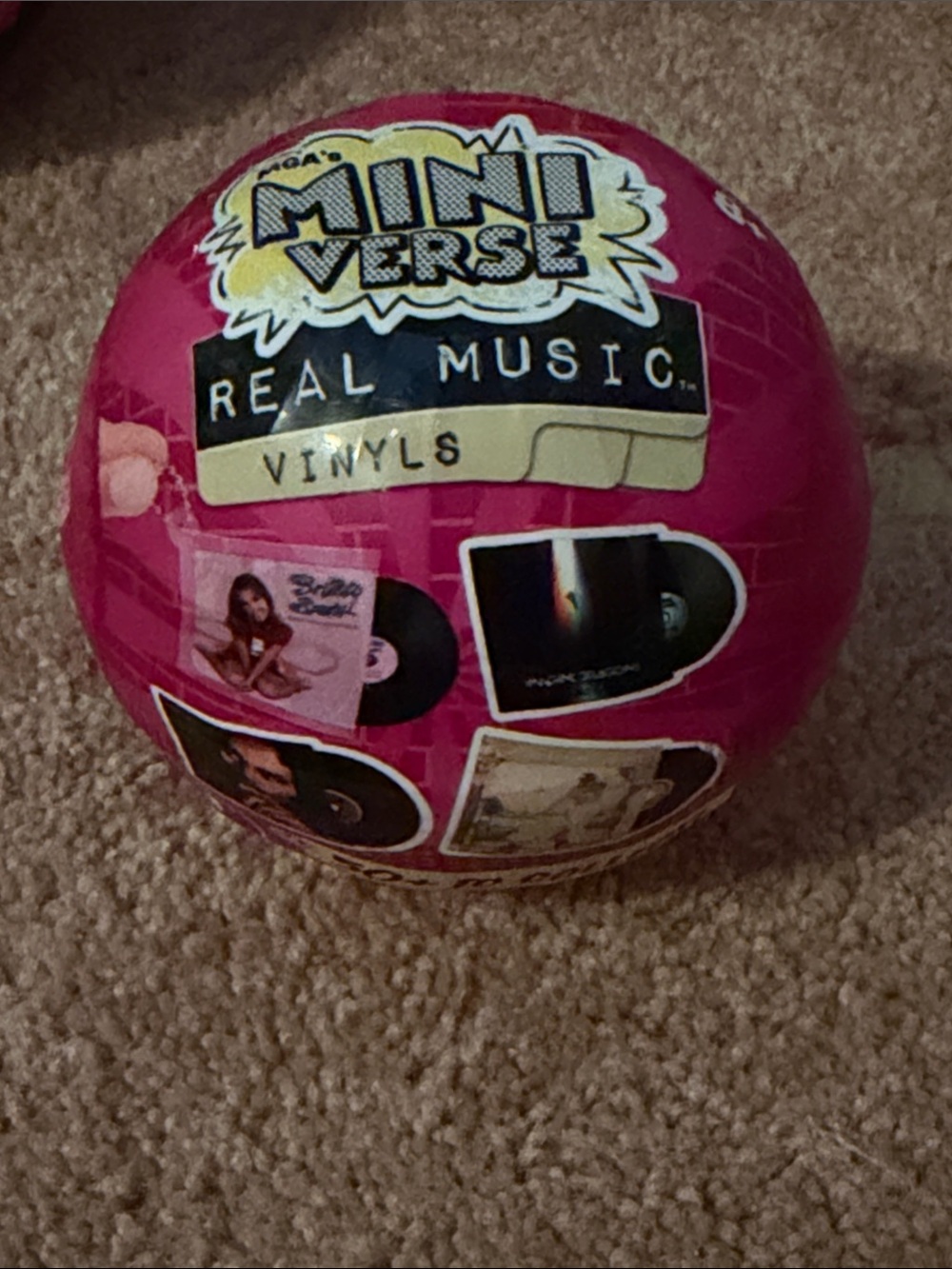 MGA’s Miniverse Real Music Vinyls Sealed Ball
